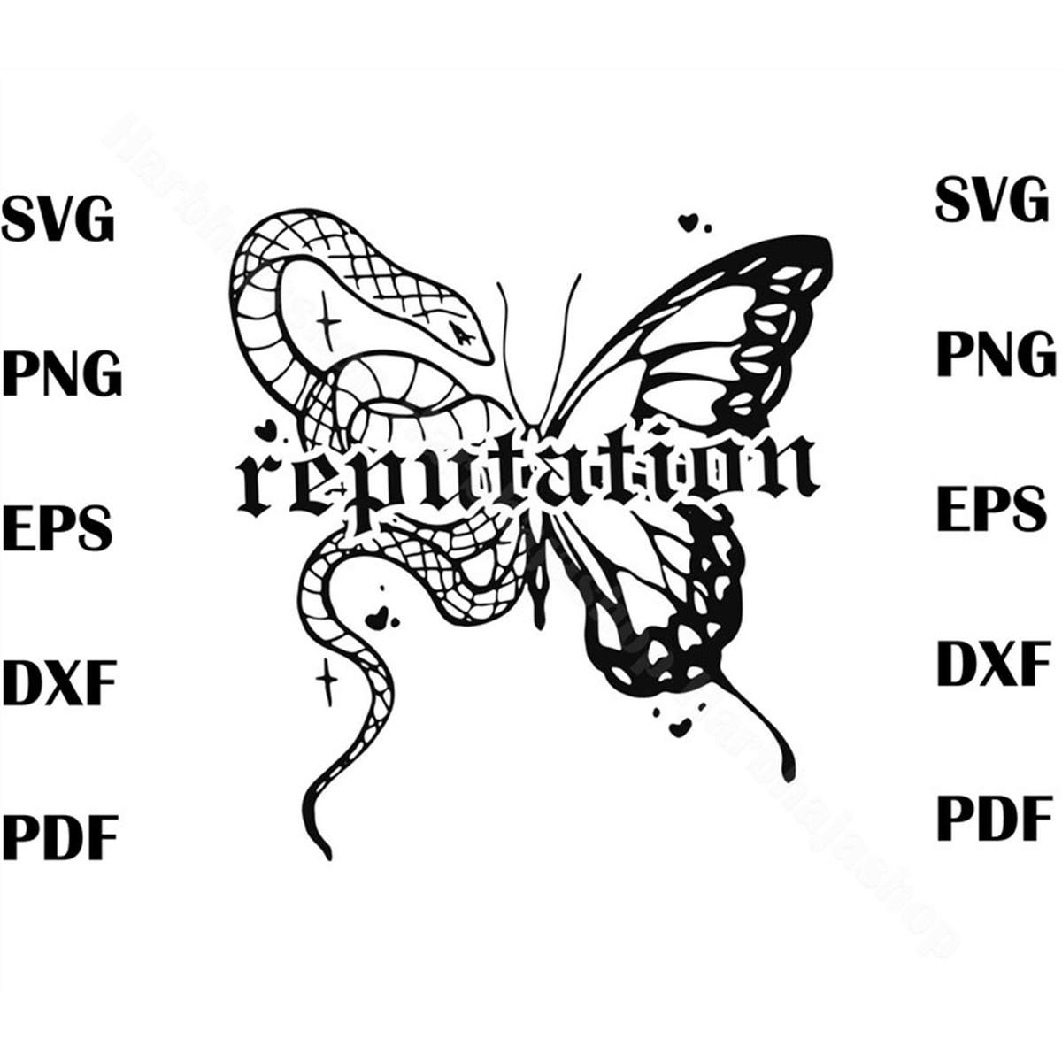 vintage-taylor-swift-reputation-svg-snake-n-butterfly-svg-image-1
