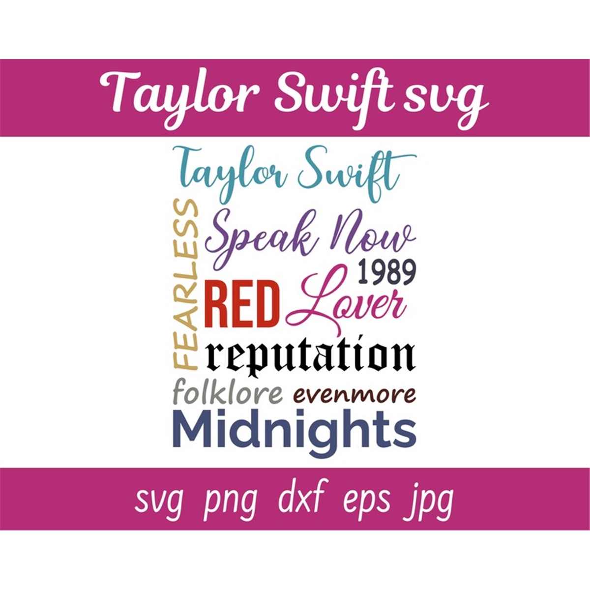 Taylor Swift Svg, Taylor Swift Png, Taylor Swift Poster, Taylor Swift ...