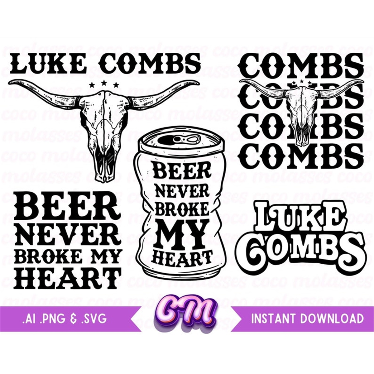 luke-combs-country-music-svg-bundle-instant-download-svg-image-1