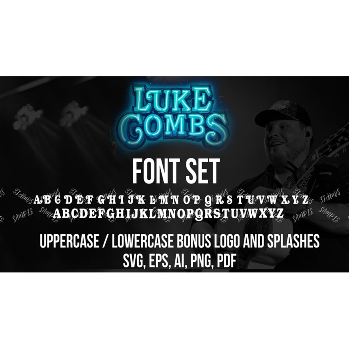 luke-combs-svg-bundle-svg-files-country-western-font-cut-image-1