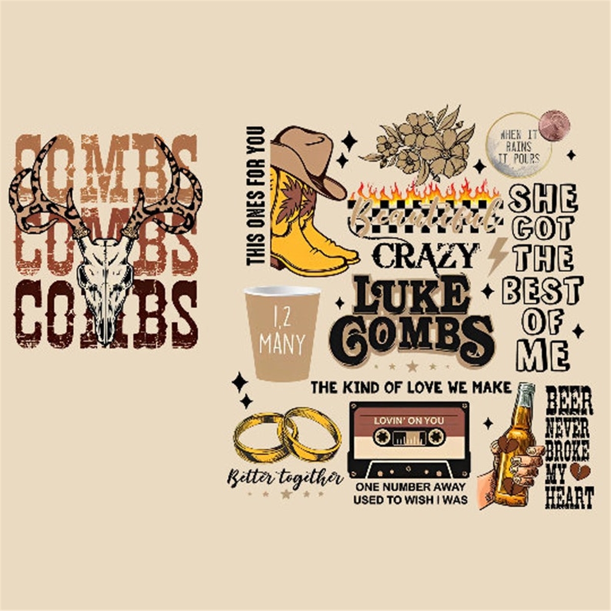 retro-combs-tracklist-bull-skull-png-vintage-luke-combs-png-image-1