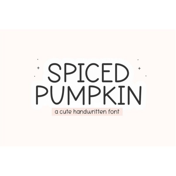spiced-pumpkin-font-cute-font-cricut-font-fun-font-image-1
